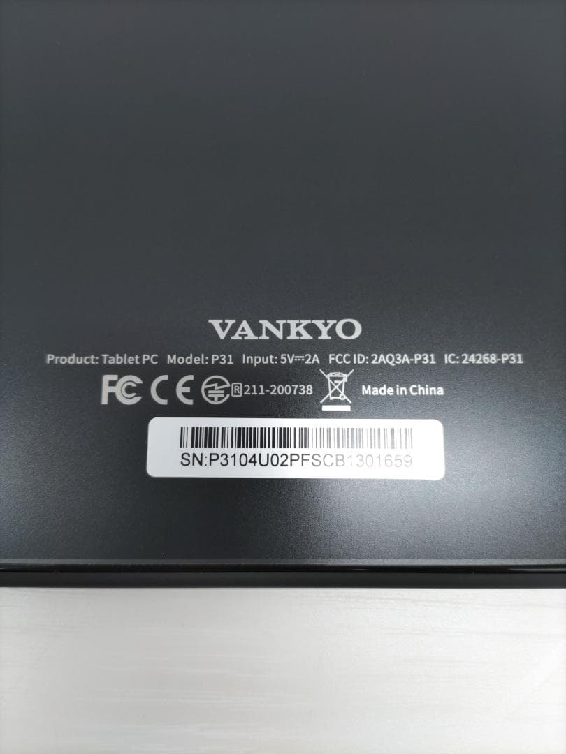 L00587♭0213 極美品 VANKYO MatrixPad P31 10\"