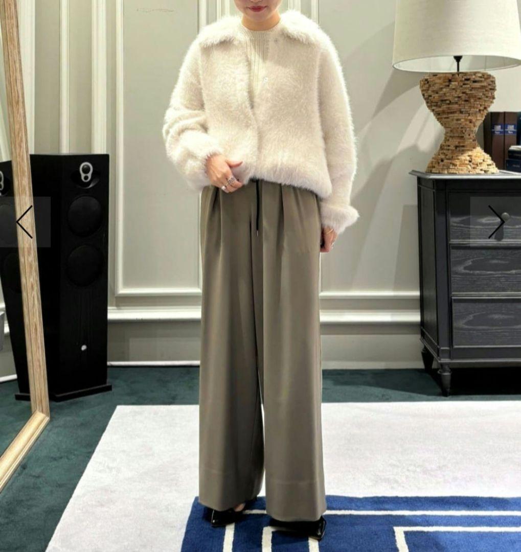 25AW Ballsey フェザーヤーンステンカラーカーディガン　新品未使用