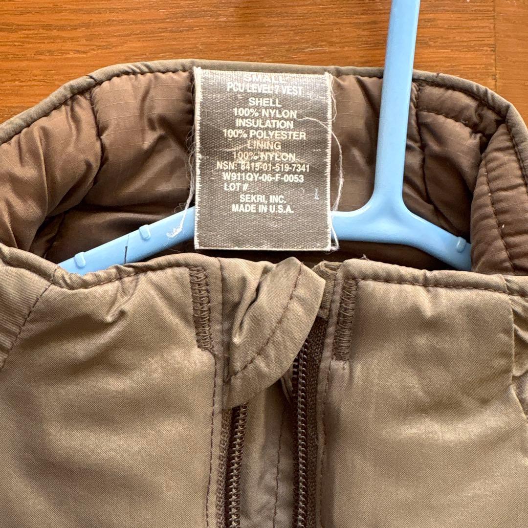 PCU GENⅢ LEVEL7 プリマロフト ベスト S 希少