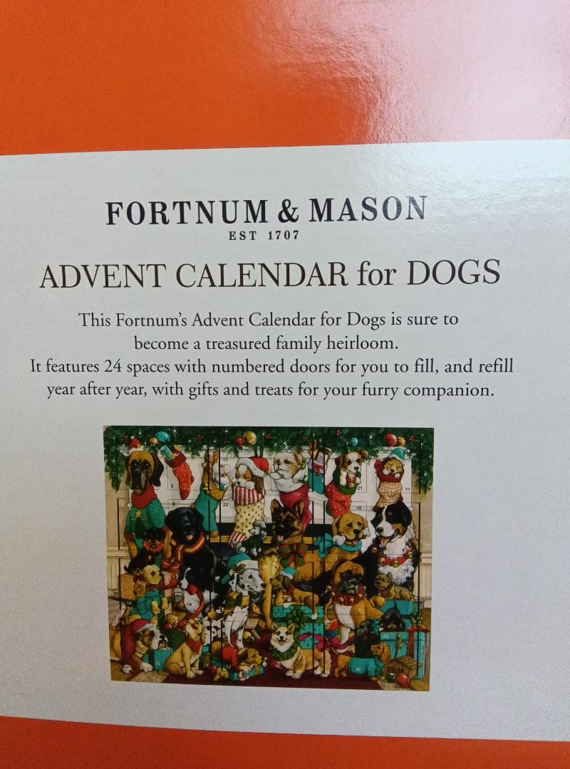 フォートナム＆メイソン クリスマス ドッグ・アドベント・カレンダー
