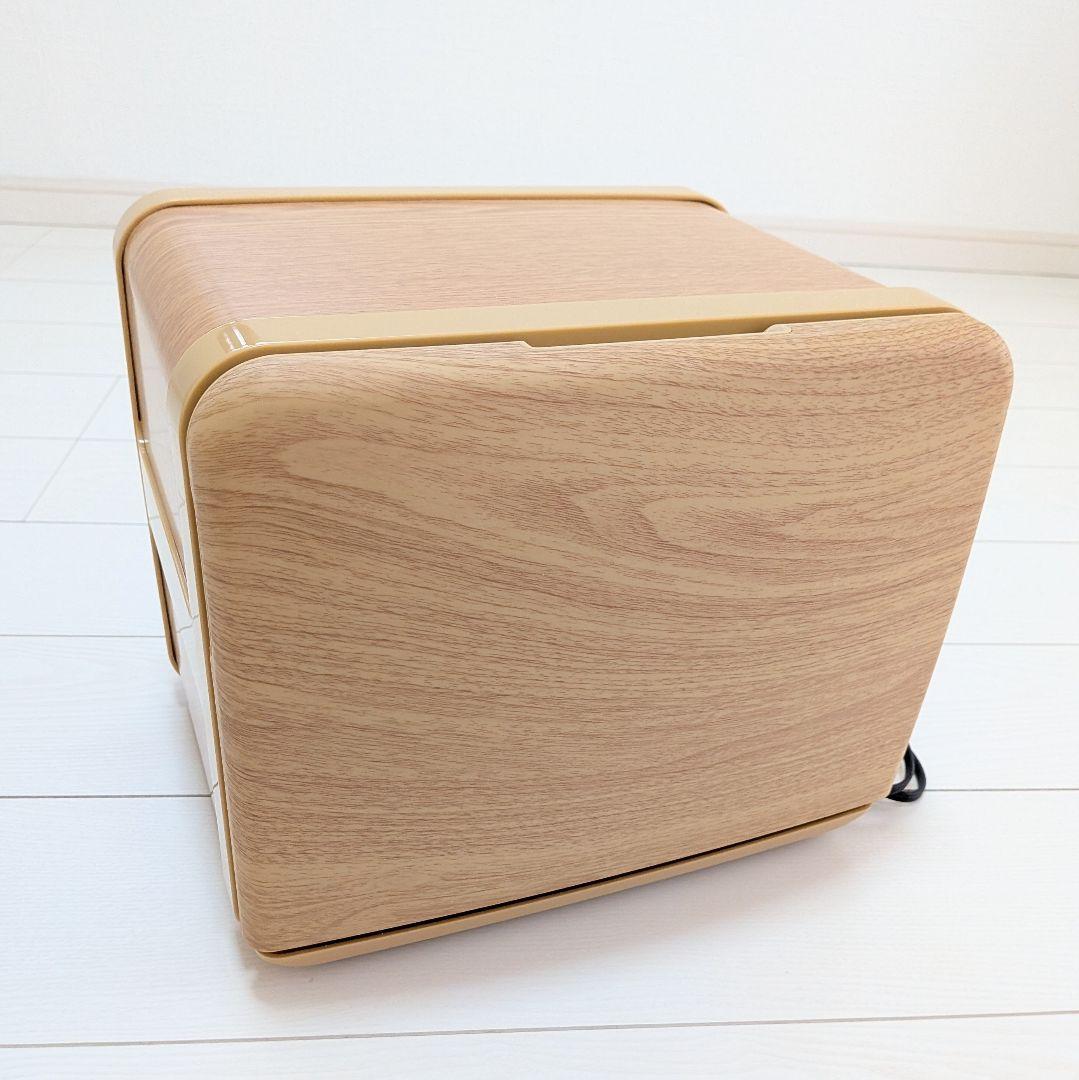 【極美品】タオルウォーマー C-080 前開き 8L 小型 ホットキャビ 木目調