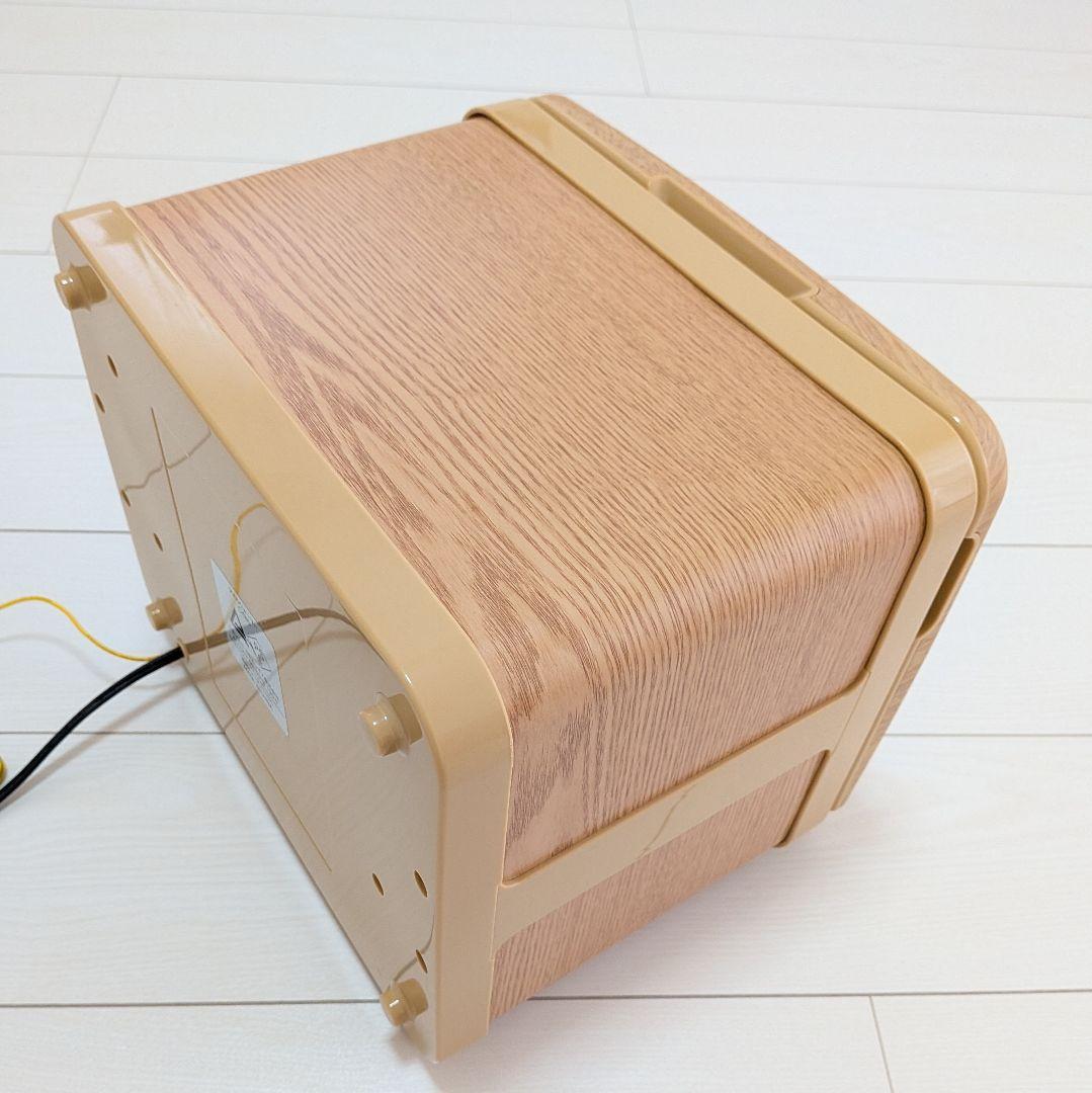 【極美品】タオルウォーマー C-080 前開き 8L 小型 ホットキャビ 木目調