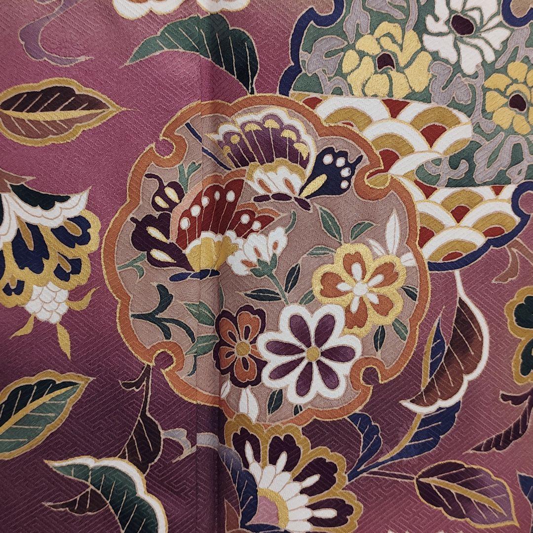 ❰6524❱ フルセット　訪問着 作家　袋帯　帯締め　帯揚げ　正絹　着物