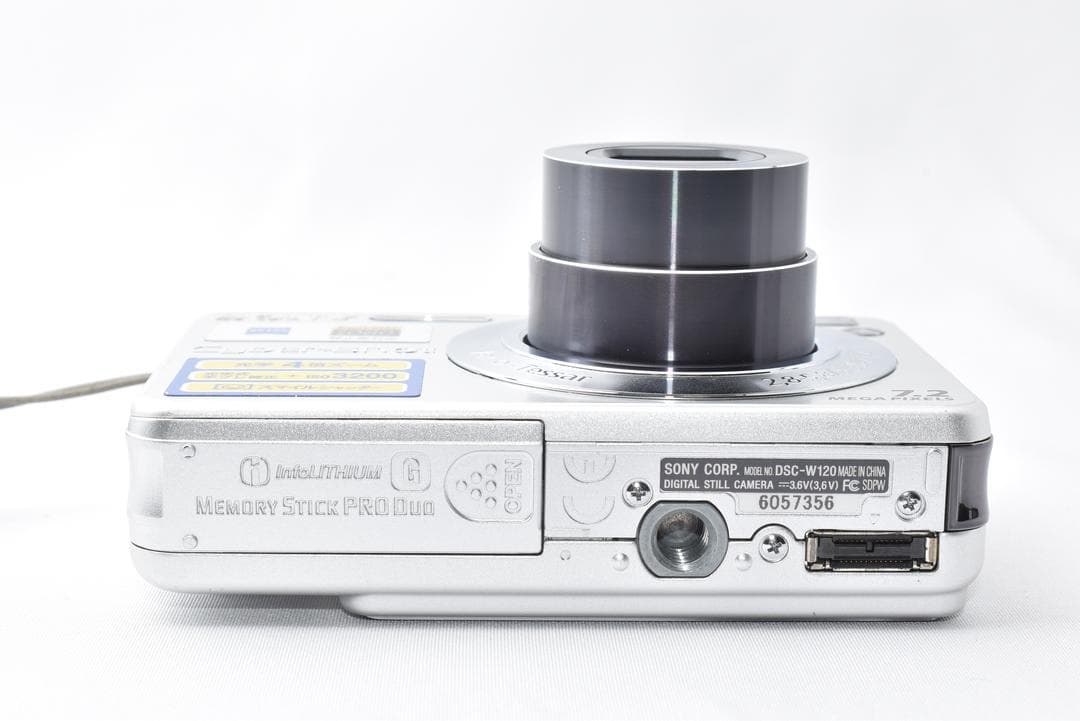 【元箱付】ソニー SONY Cyber-shot DSC-W120 シルバー