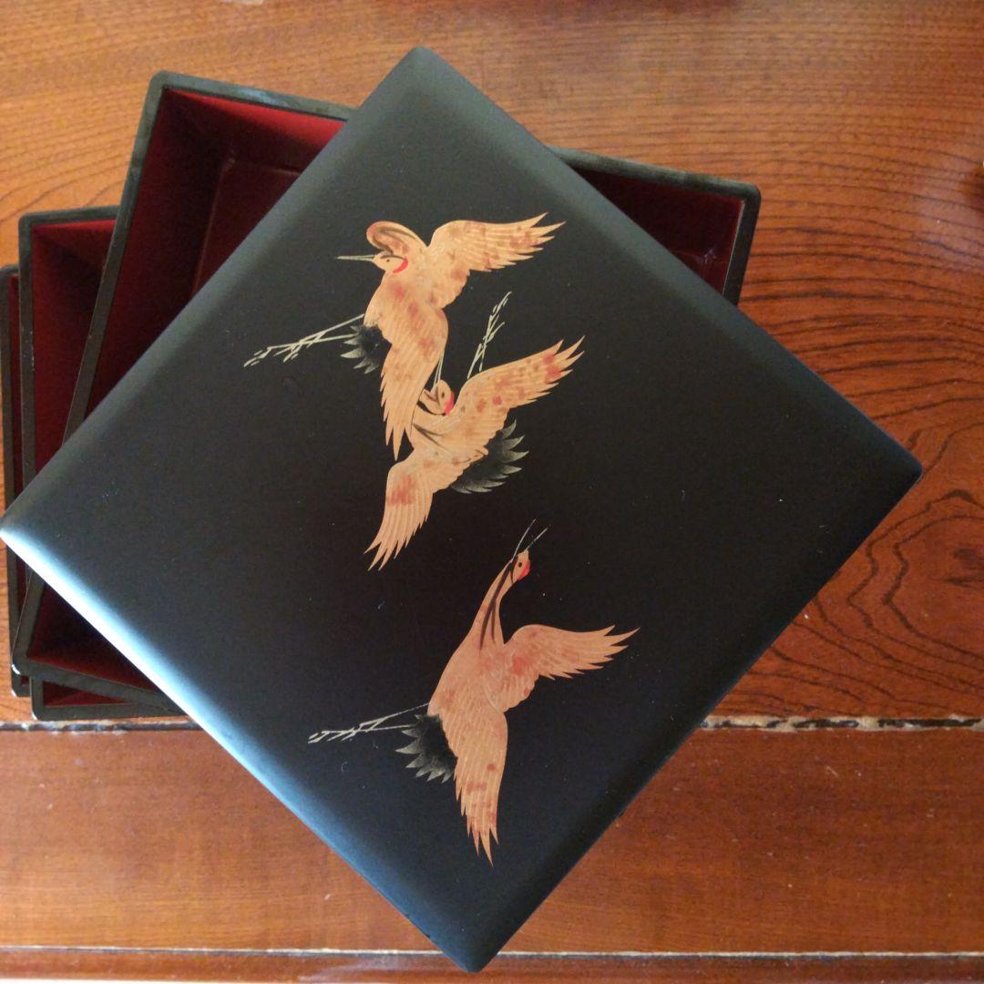 会津塗りの重箱