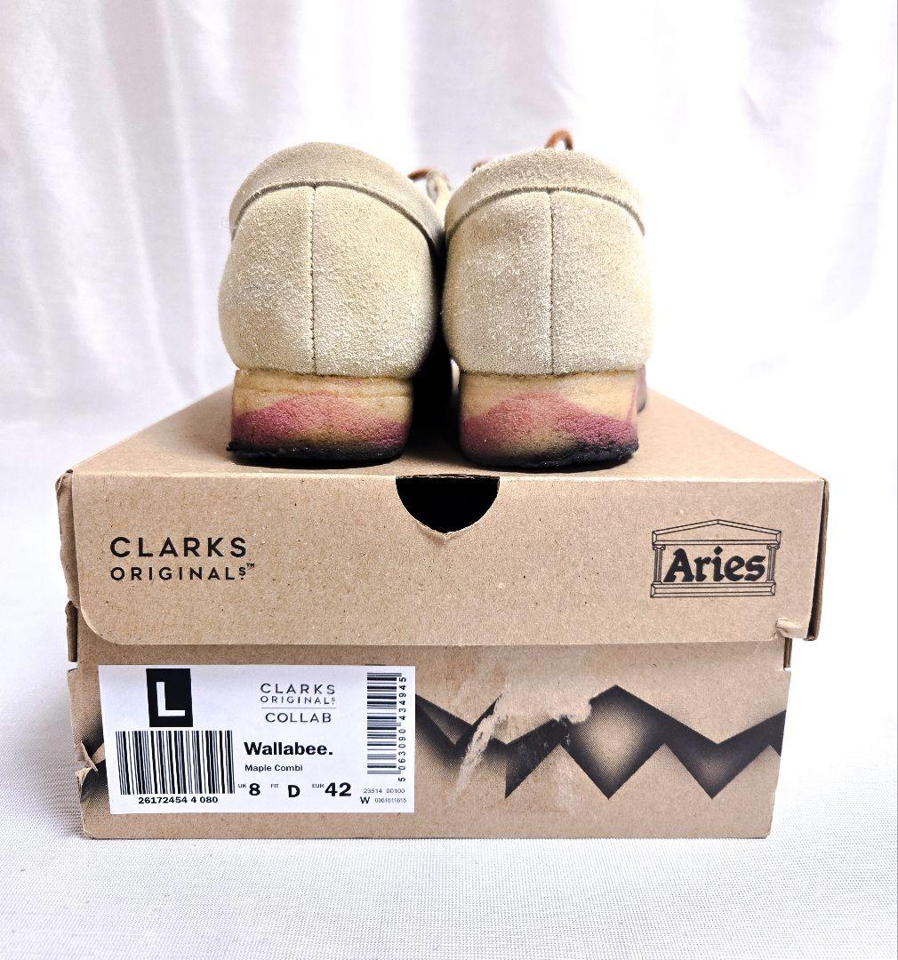 Aries アリーズ Clarks クラークス Wallabee ワラビー 靴