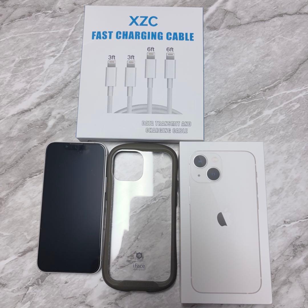 バッテリー98% iPhone13 mini 256GB ホワイト SIMフリー