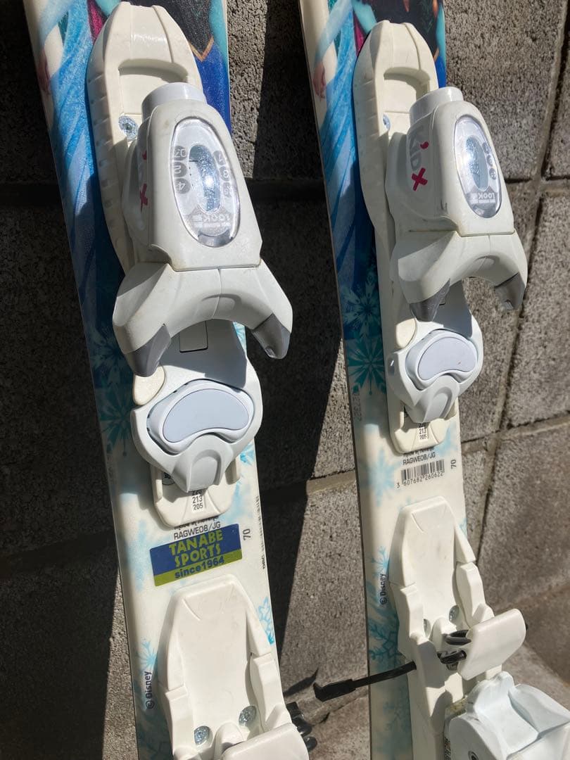 即発送可　レア　未使用　ロシニョール Frozen アナと雪の女王スキー70cm