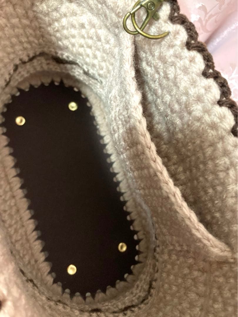 ♥️手編み♥️ハンドメイド♥️いちごフリルバッグ♥️いちごバッグ♥️