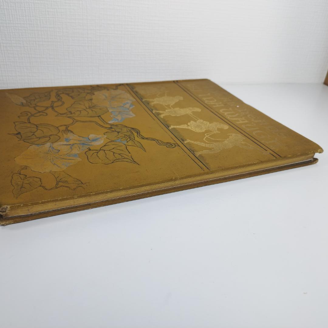 1890年 ヴィクトリアン絵本 洋書 ジャンクジャーナル アンティー f818