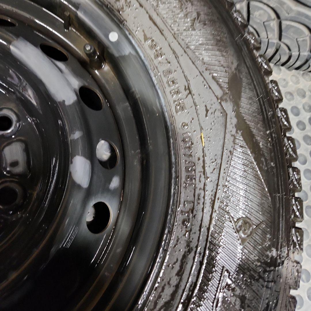 195/80R15　107/105　スタッドレス ハイエース鉄ホイール付き