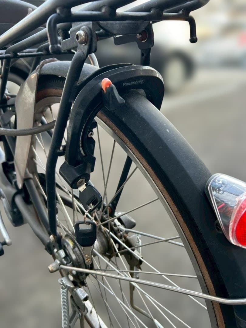 即決 楽ちんパナソニック 電動アシスト自転車 充電池付き　中古動作品直引き　名古