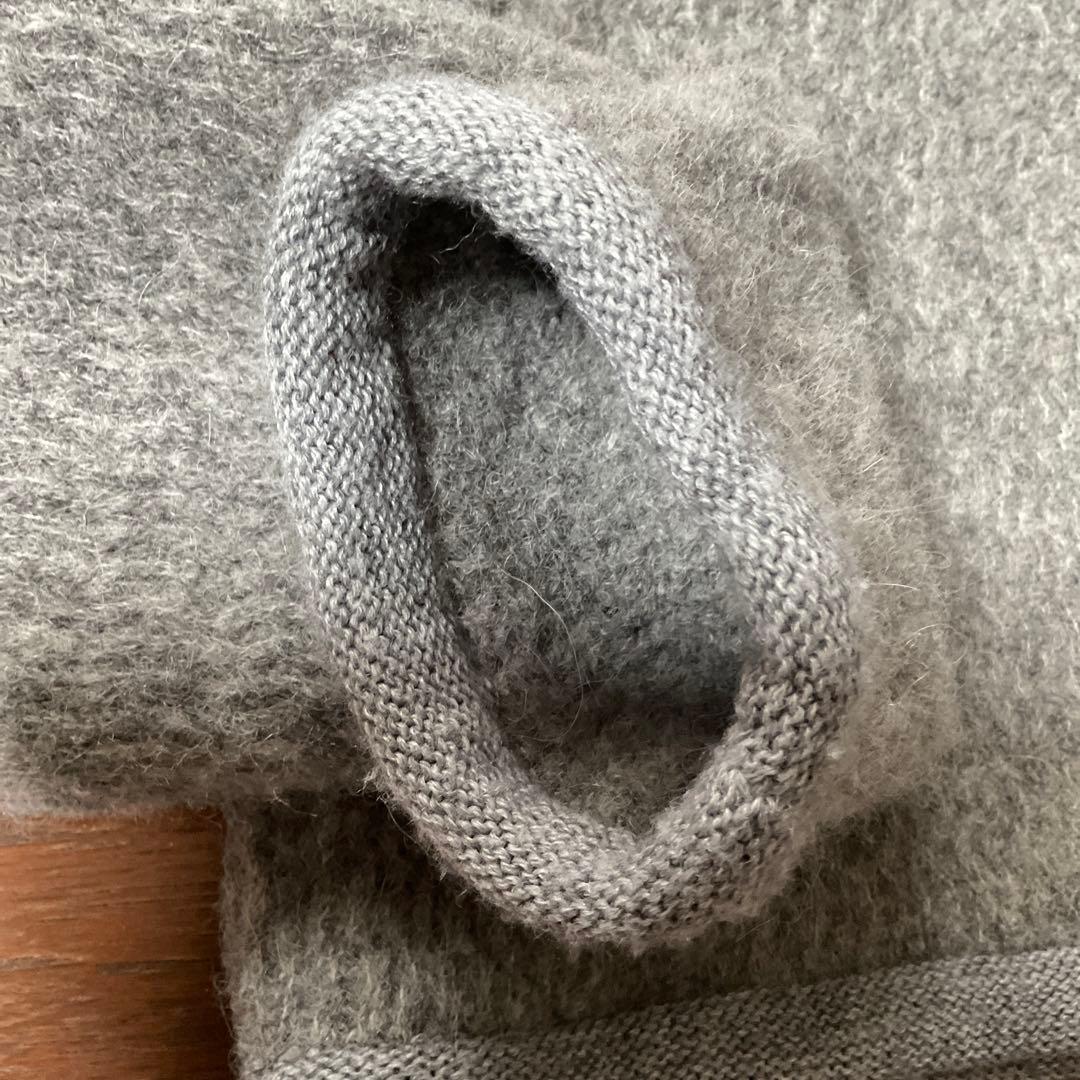 フレイアイディー ブークレヤーンコンパクトニットジャケット