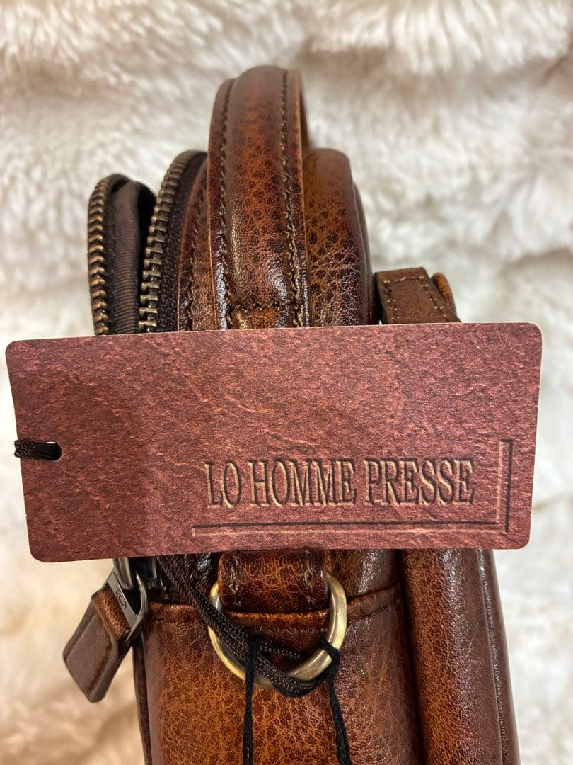 ロオムプレッセ 本革（牛革）ショルダーバッグ 日本製 未使用 メンズ