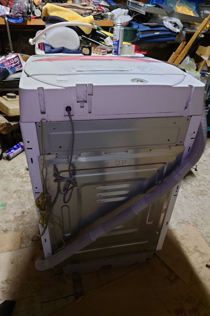 【良品】SHARP 縦型洗濯機 6kg 穴なし洗濯槽 北陸のみ送料無料