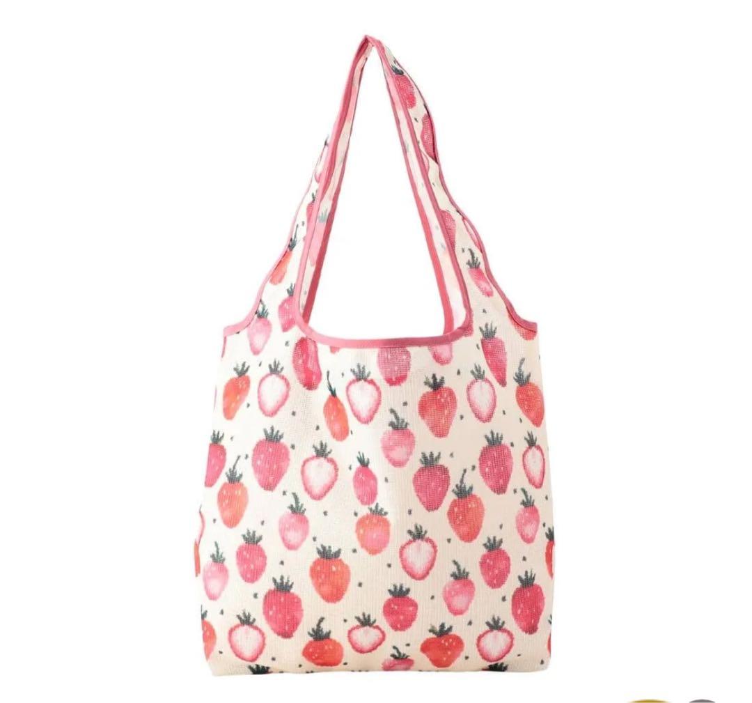LOVERARY BY FEILER ストロベリードット メッシュ転写バッグ大