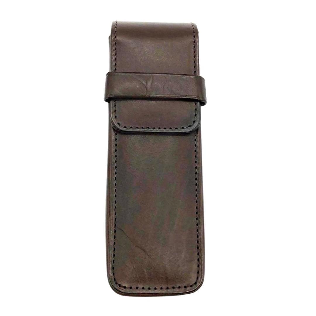 筆記具 OLD COACH pen holder leather