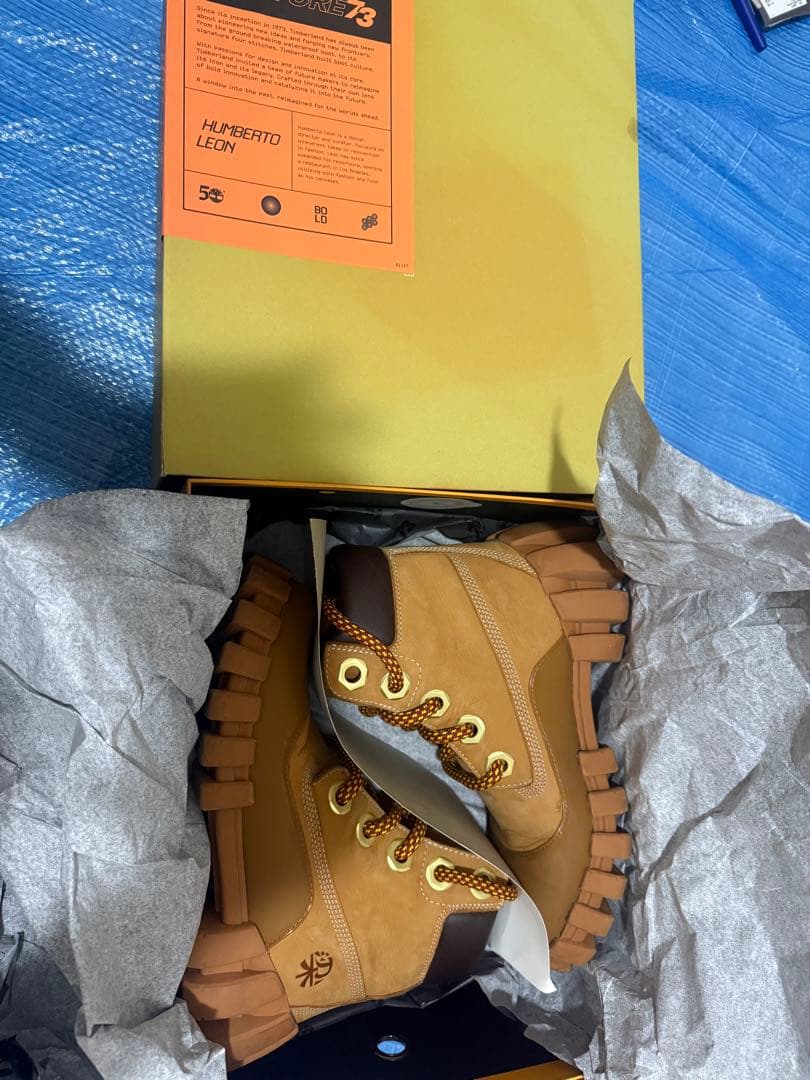 ティンバーランドHumbertoLeon27cm ¥ellow bucks着用