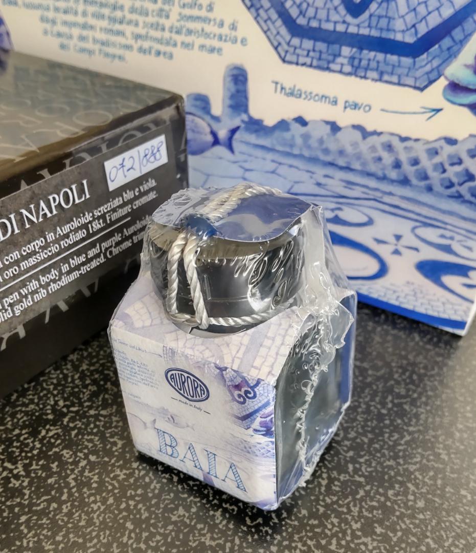 アウロラ 高級万年筆 バイアディナポリ 中字 M 世界限定888本 高級筆記具