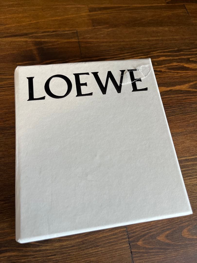 LOEWE ネイビー レザー 名刺入れ