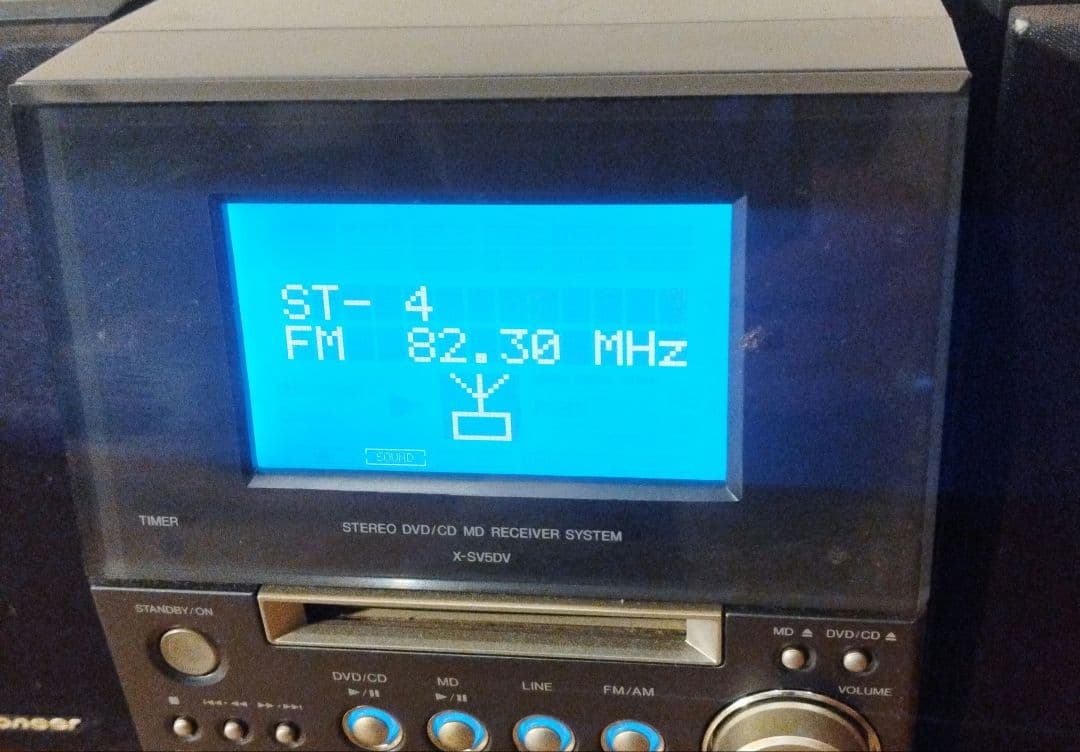 Pioneer パイオニア DVD/CD MDレコーダー XV-SV5DV-K