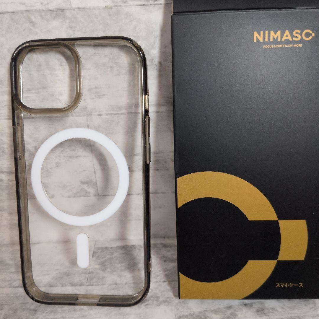 MagSafe対応 iPhone 15 用 保護ケース 黄変防止 マグネット搭載