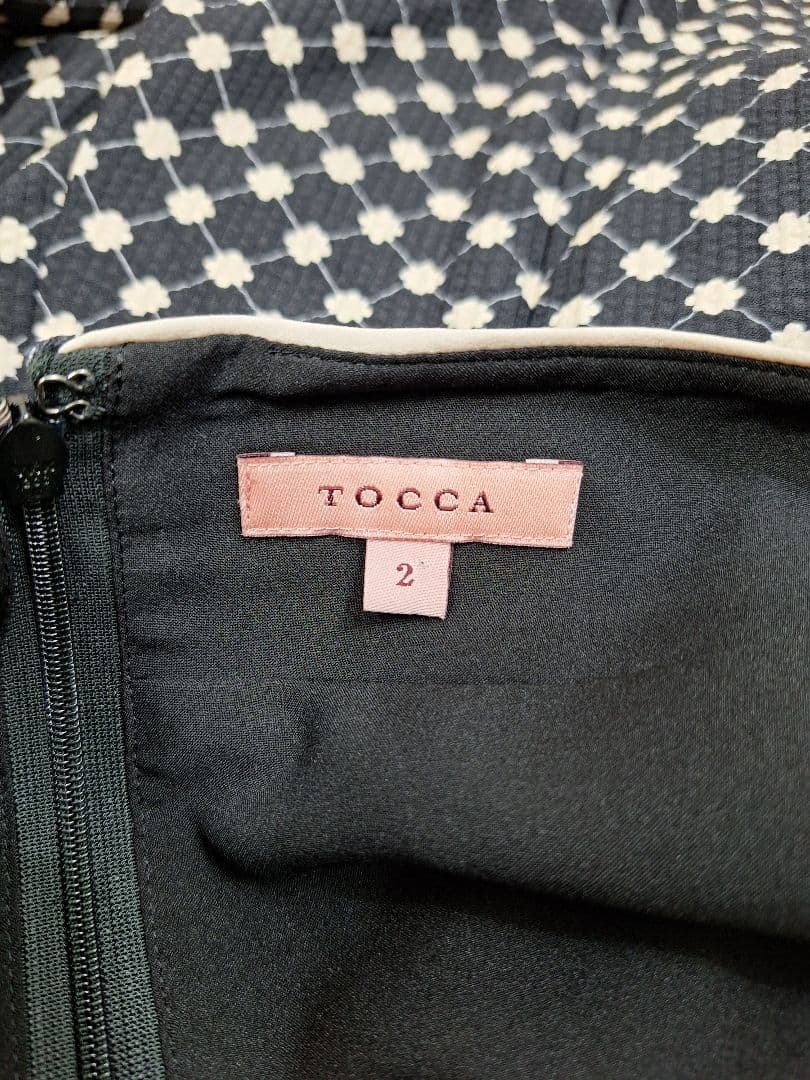 美品 TOCCA CLOVER STAMP ドレス