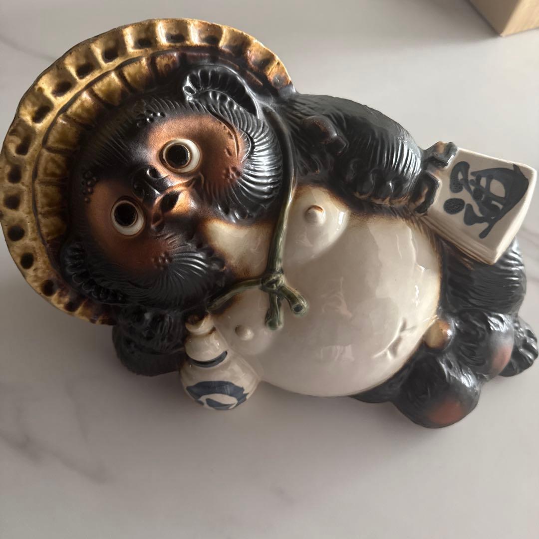 信楽焼　たぬき　大サイズ　貴重　新品