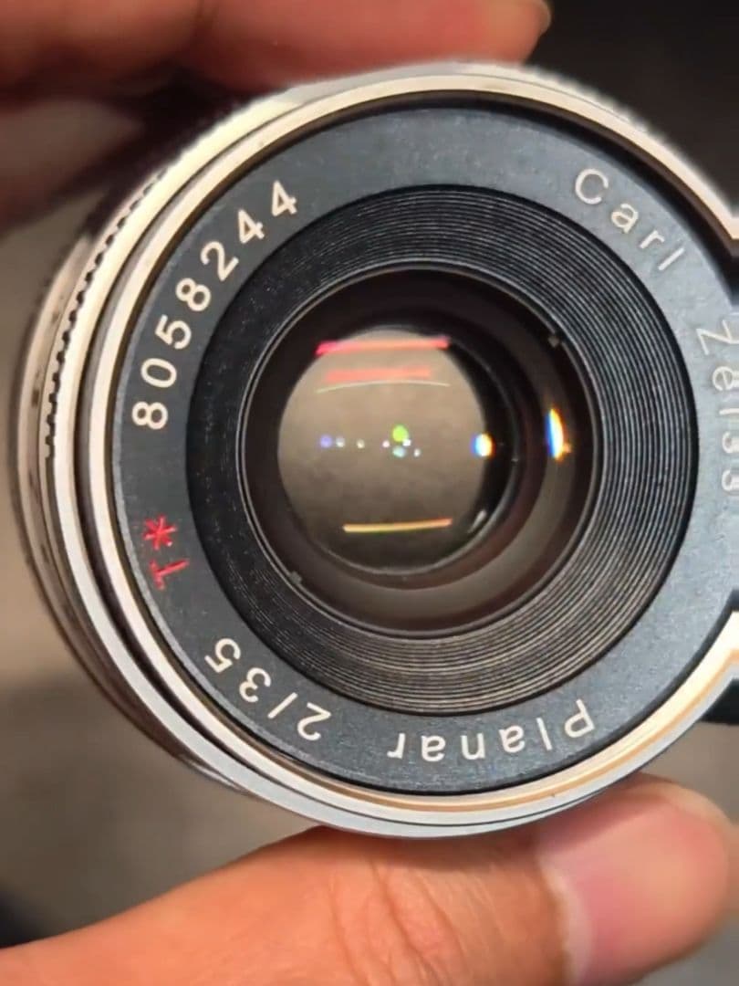 leica Mマウント CONTAX G 35mm F2 レンズ シルバー