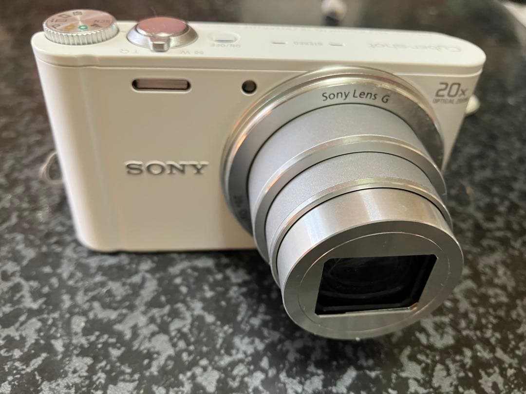 SONY G コンパクトデジタルカメラ ホワイト ケース付き