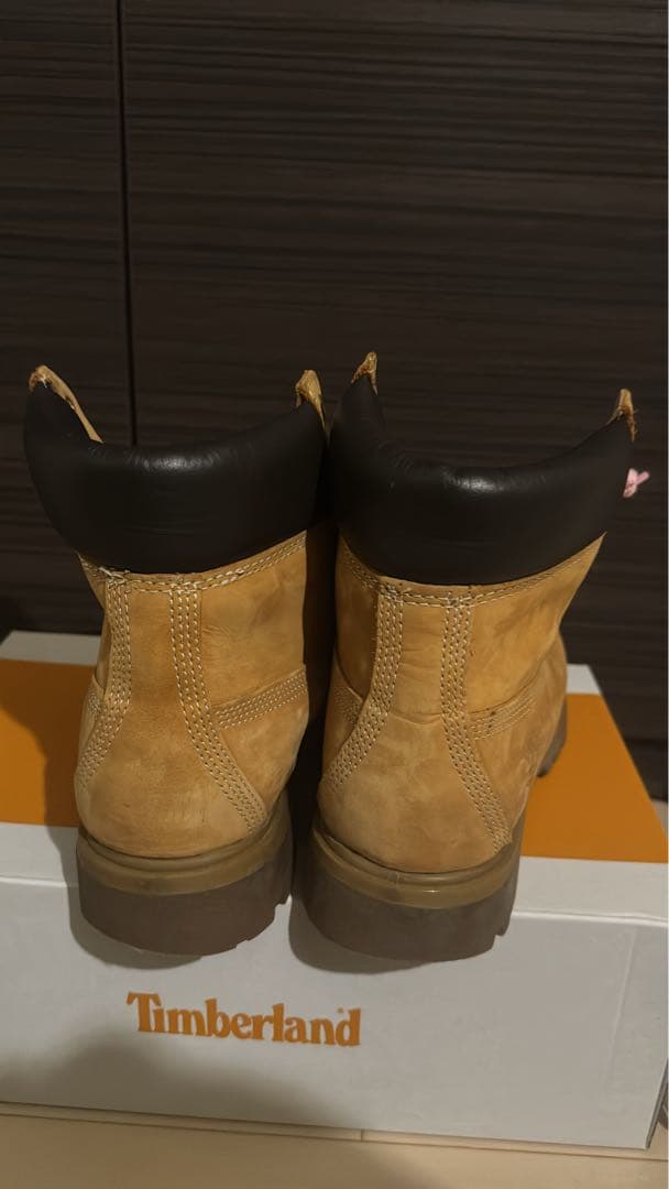 Timberland スエードハイカットブーツ ベージュ