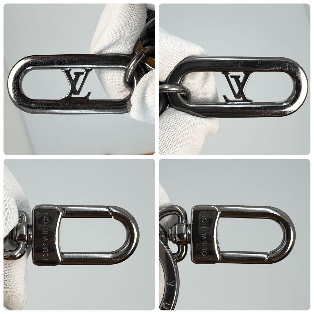 【美品】ルイヴィトン エクリプス シグネチャー チェーン キーホルダー