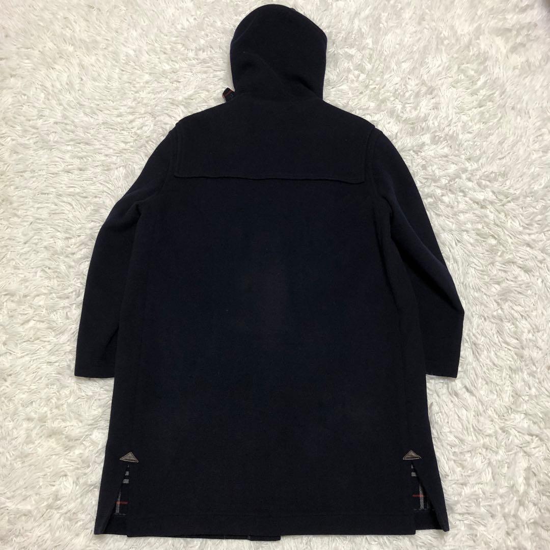バーバリーズ　ダッフルコート　カシミヤ　ネイビー