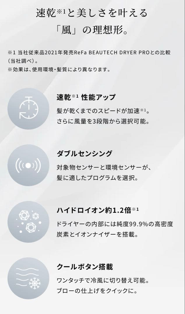 リファビューティックドライヤープロ リファドライヤーBX リファドライヤー