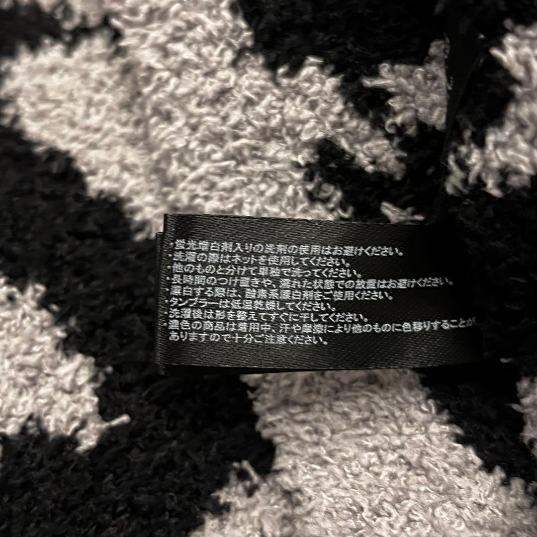 【新品未使用】ベアフットドリームス　ブランケット　ヒョウ柄　レオパード　ブラック