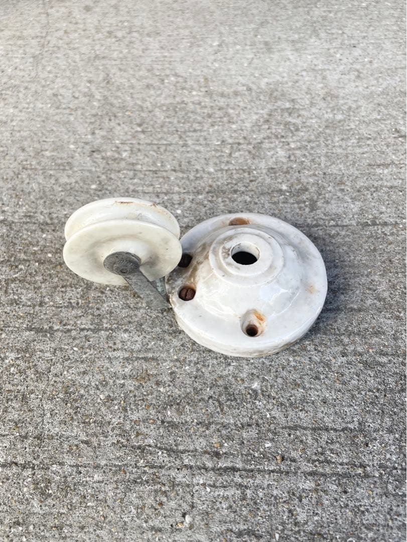 最安値！2-5. フランスアンティーク 滑車 セット バランサー アトリエ