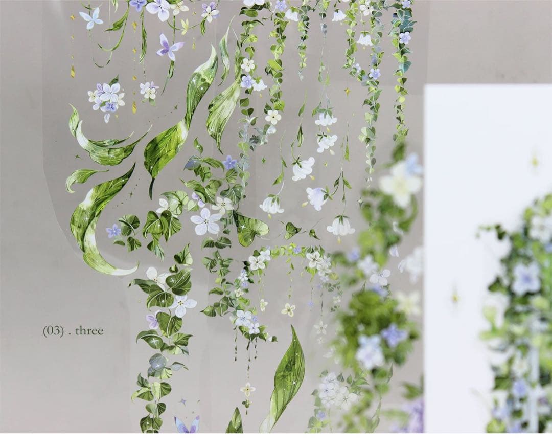 moodtape《枝叶扶苏》海外マスキングテープ　マステ 【2347】