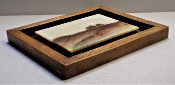 超レア　ガラス工芸　ガラス焼成塗装作品　GARY  VIGEN