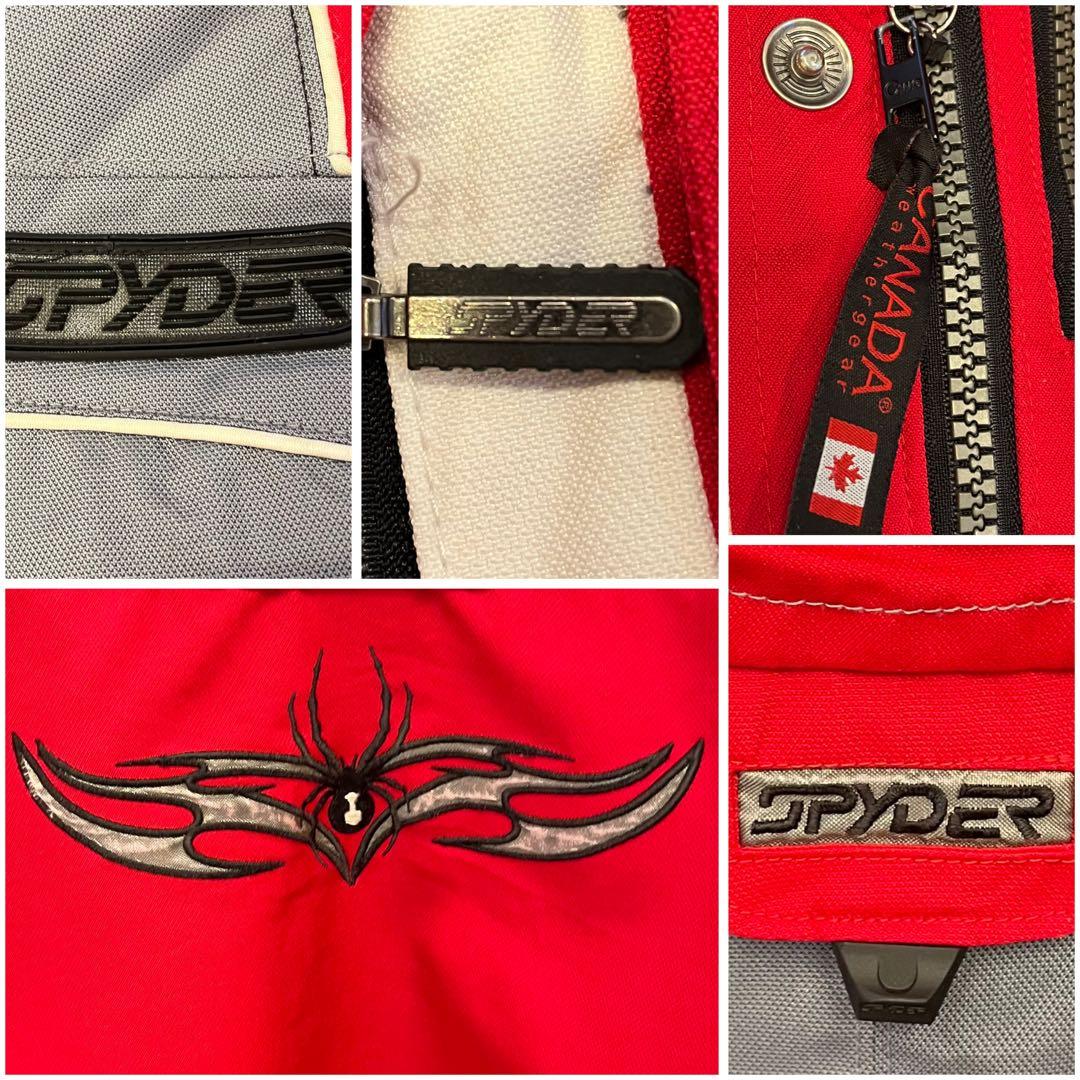 SPYDER スパイダー　メンズ　ウィンタージャケット　スノーウェア　黒×赤