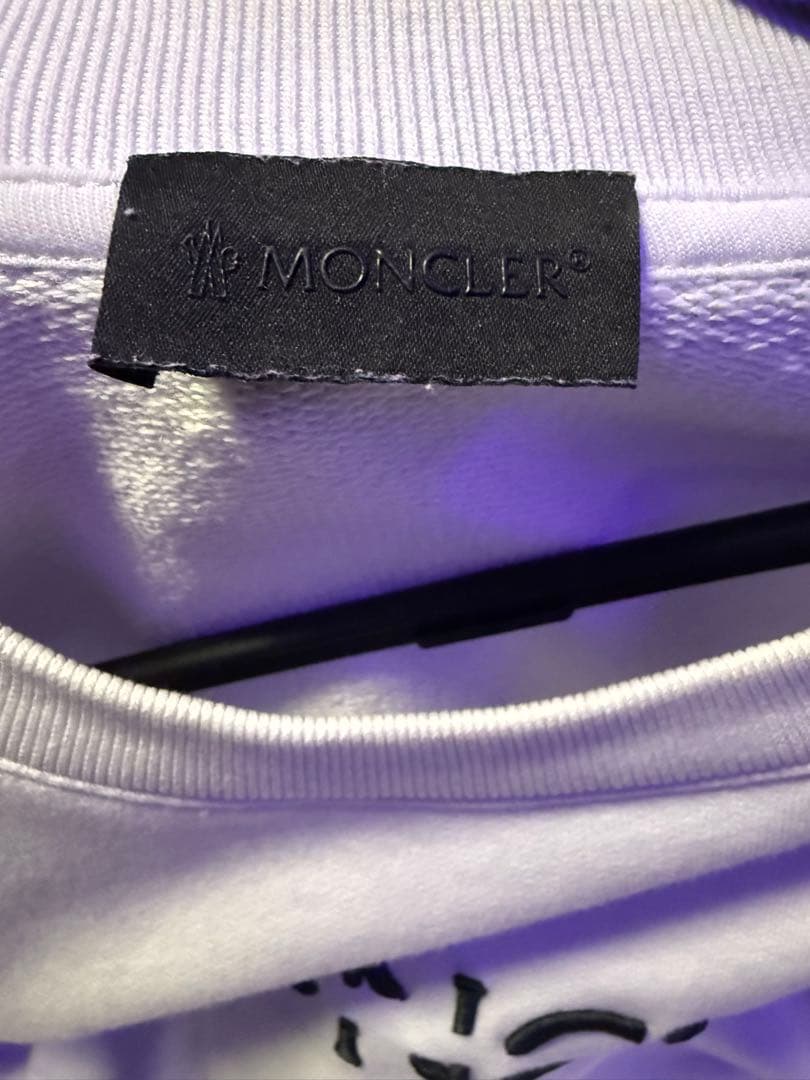 MONCLER ホワイト トレーナー