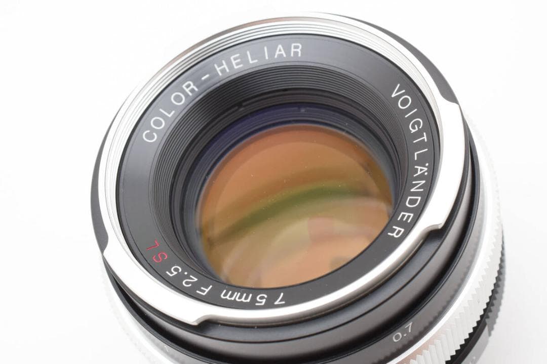 ★レア玉・美品★ COLOR-HELIAR 75mm F2.5 SL #590M