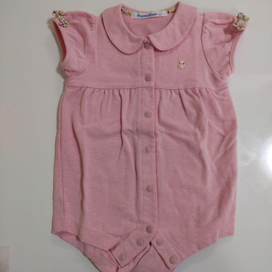 ファミリア　ロンパース　60　半袖　セット