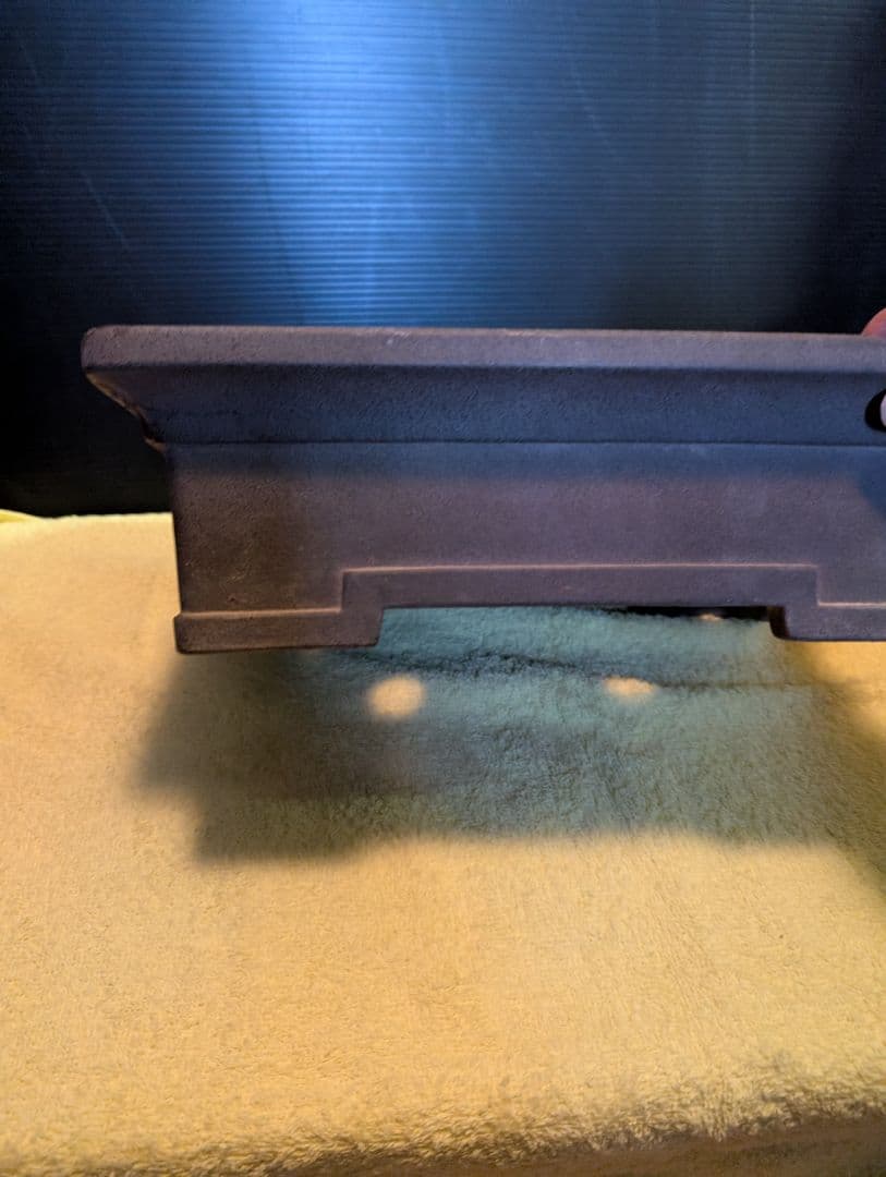 常滑、松原焼陶器製盆栽鉢 亀裂あり治しあり