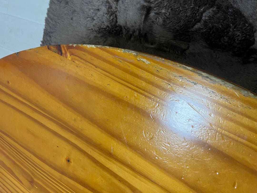 円形　大きめ　大きい　ちゃぶ台　テーブル　木製座卓 ナチュラルウッド