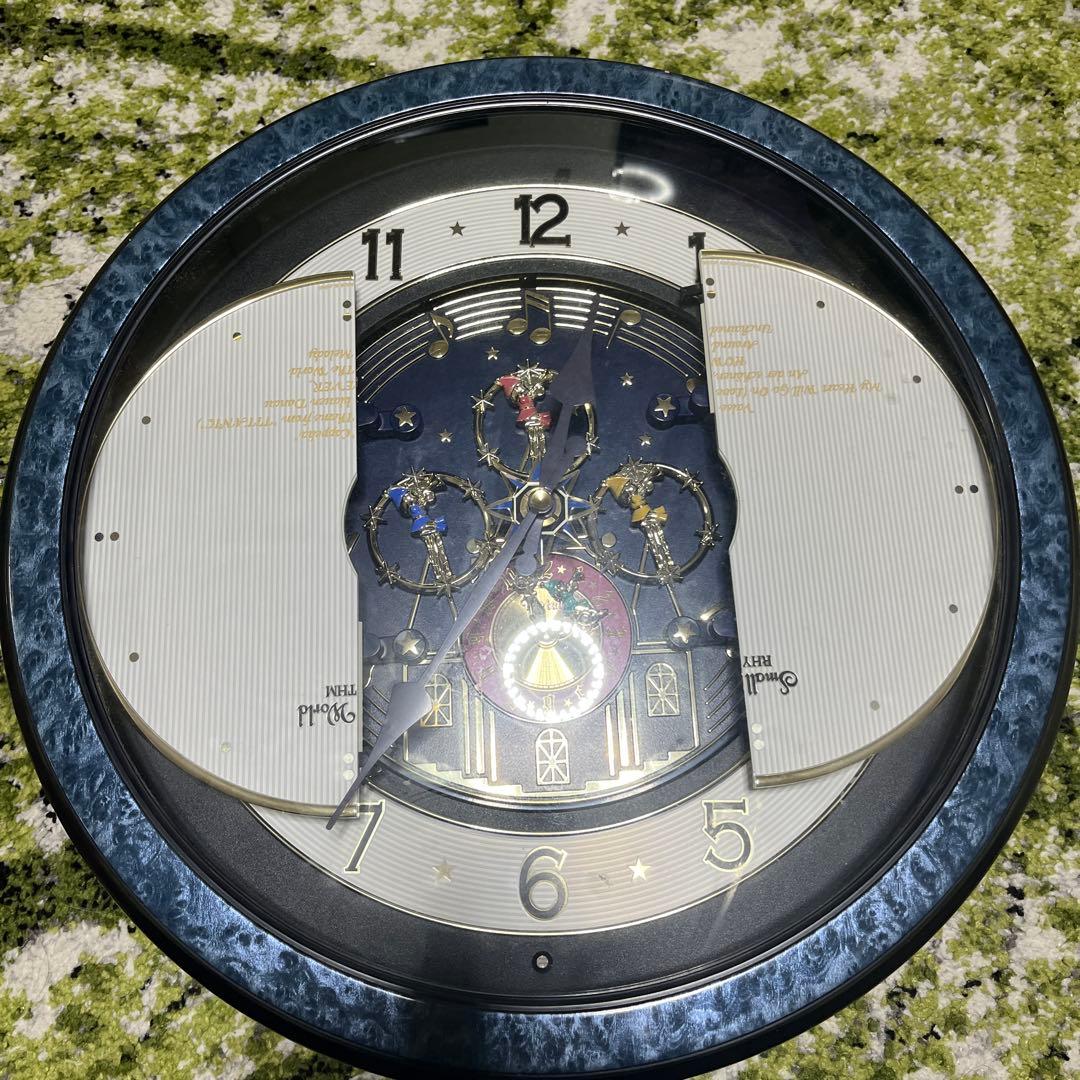 Small Worldからくり時計　4MH754 送料込み