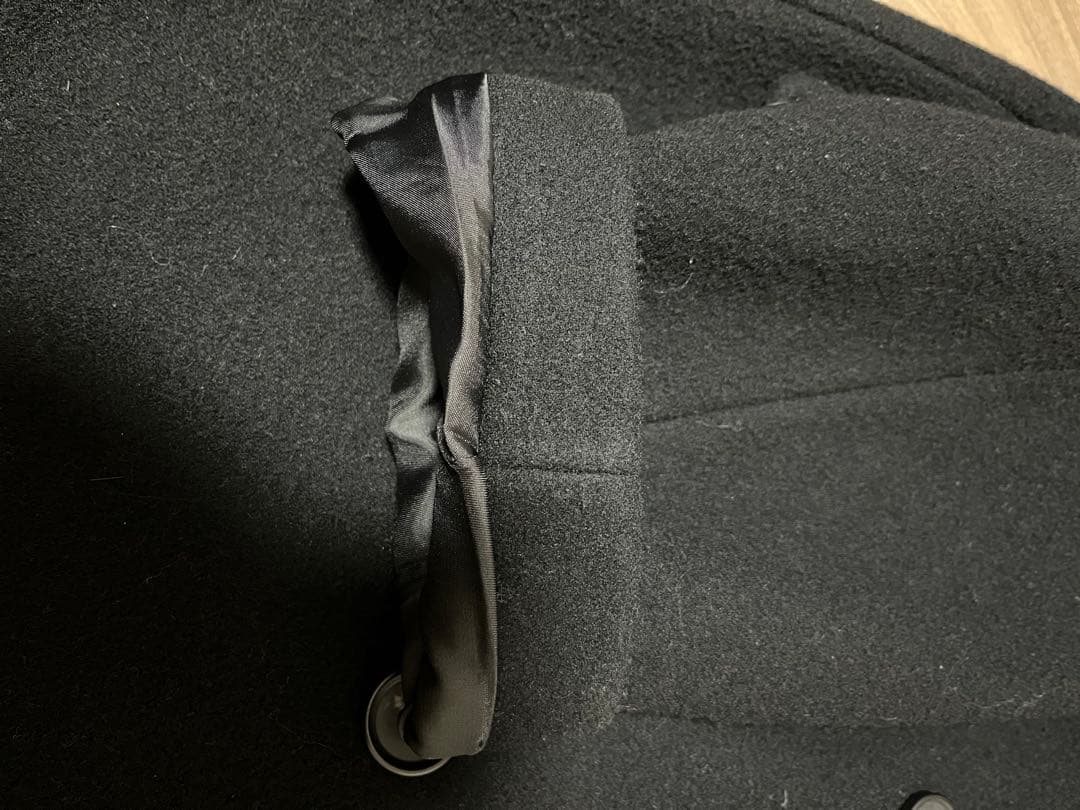 尾州ウールショートPコート　36