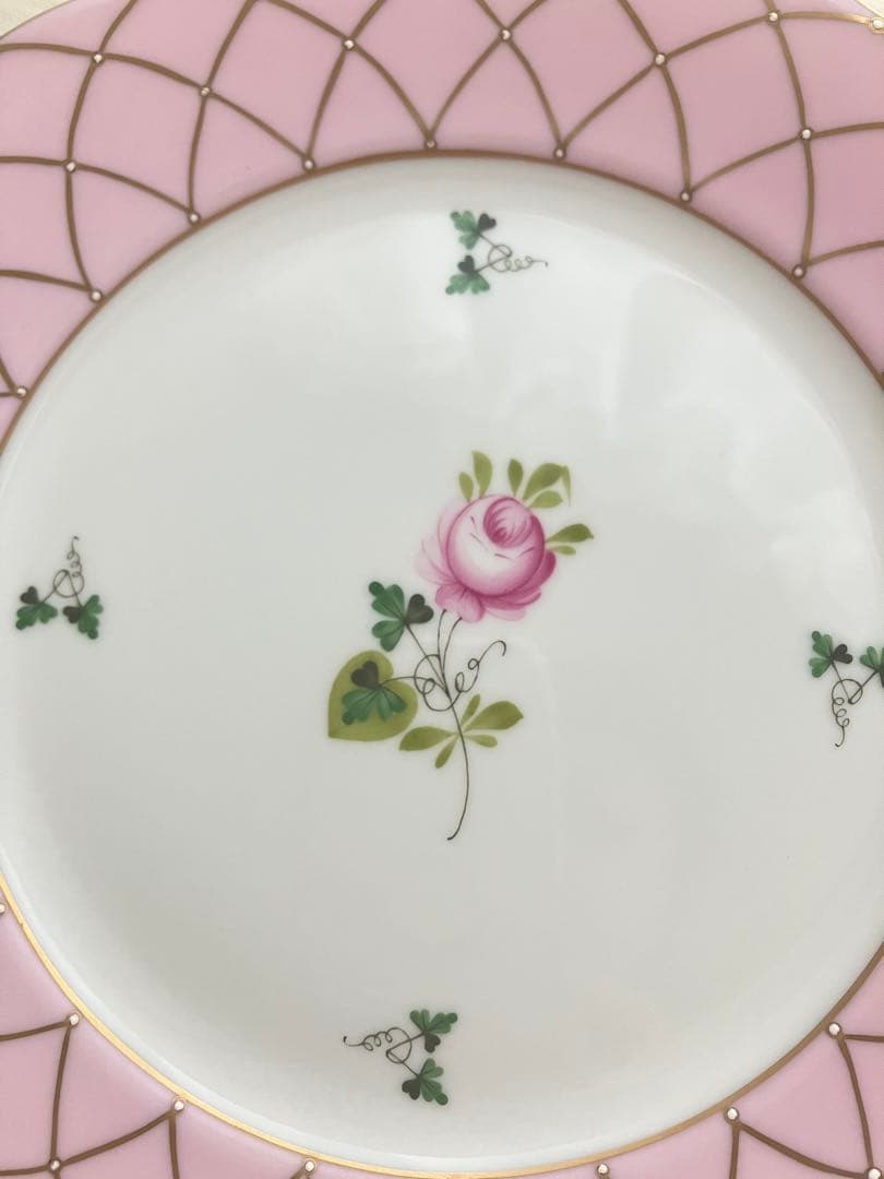 HEREND ヘレンド　メモリアルローズ　デザートプレート　美品
