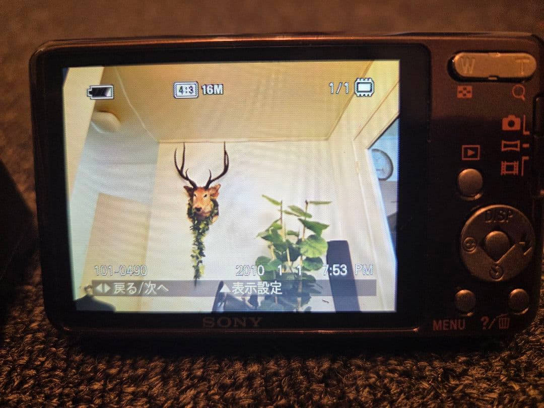 ★美品★Sony Cyber Shot DSC-W570 ゴールド デジカメ