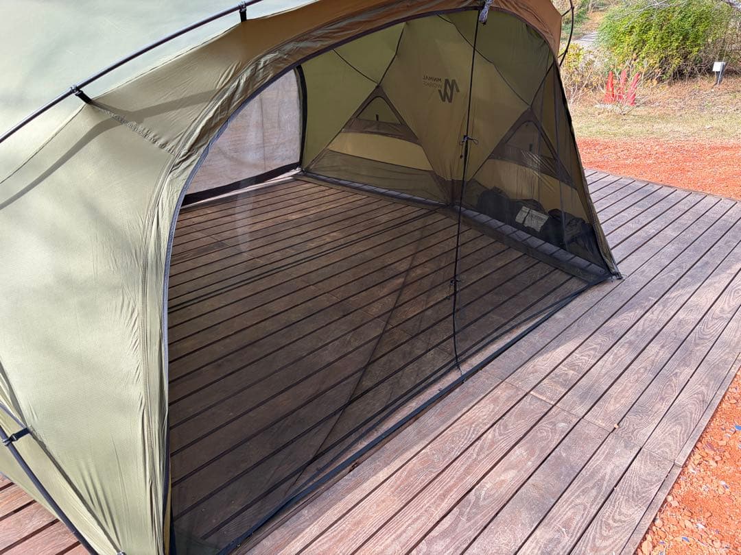 ミニマルワークス シェルターG メッシュドア2/TPUドア1/グランドシート付き