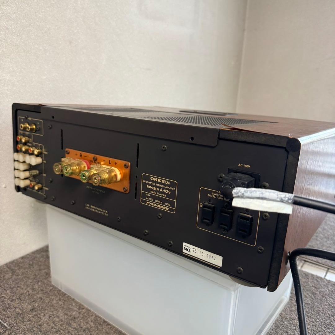 D63 メンテナンス済みONKYO オンキョー プリメインアンプ 激レア✨